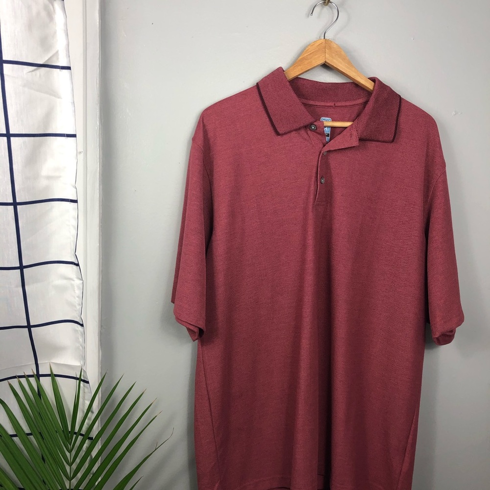 PGA Tour Maroon Golf Polo